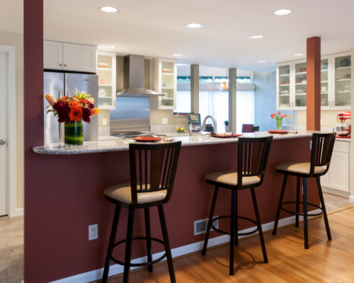 The bright and airy kitchen