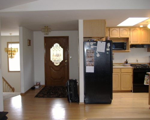 The Kitchen and Entry Before