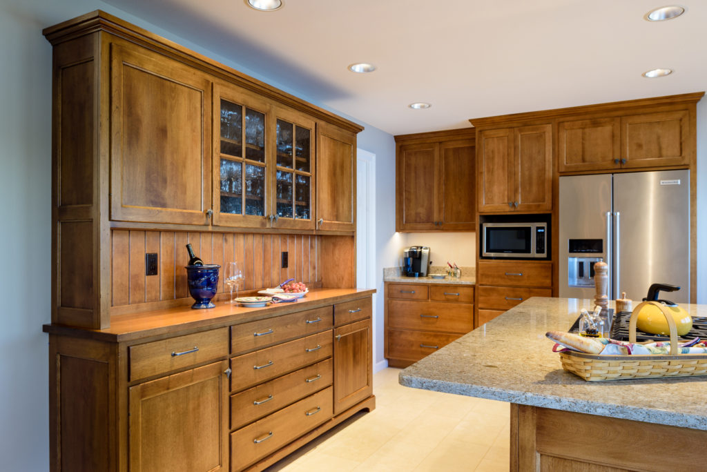 New kitchen with beautiful buffet