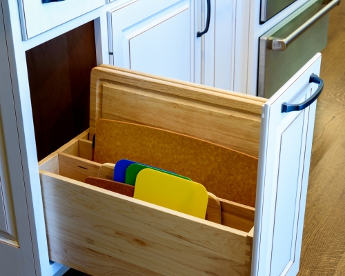 Cutting board storage