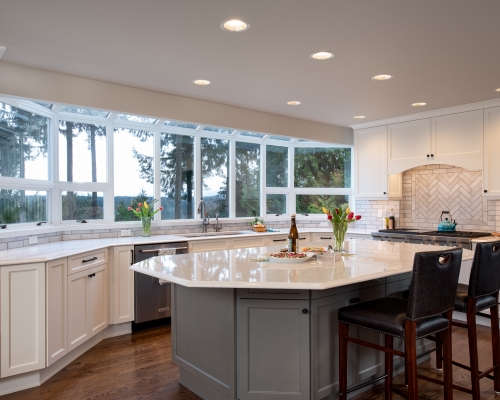 Remodeled kitchen after