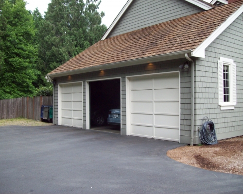 Original three bay garage