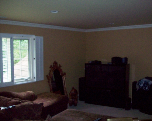 Family room before