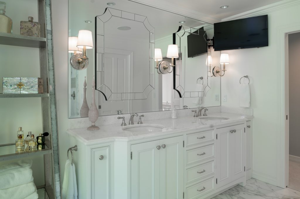 Master bathroom vanity