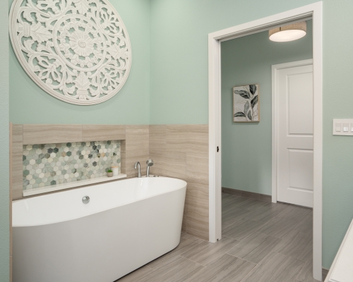 Primary Bathroom Soaking Tub