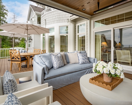 Covered Outdoor Seating Area