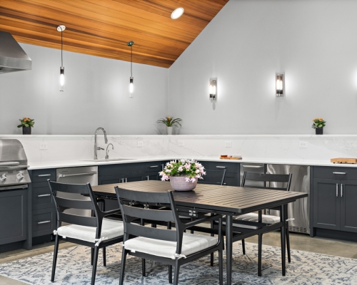 Plenty of kitchen prep space