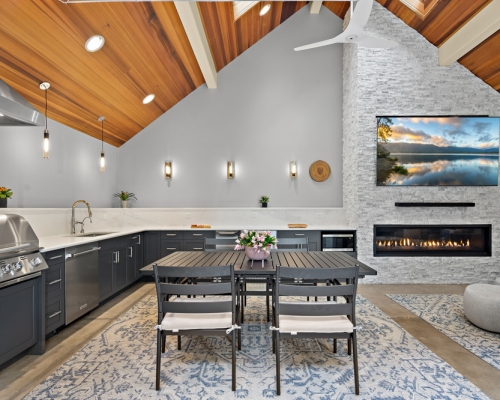 Indoor dining area